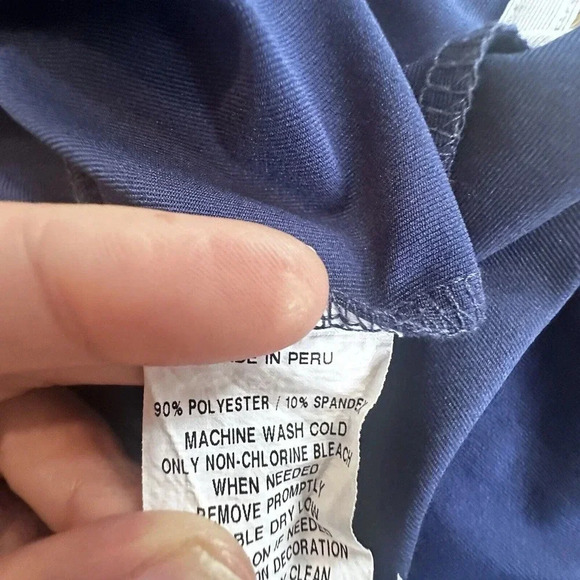 Grayson Golf Polo Shirt Mens 2XX Large Performance Blue Stretch Made Peru - Picture 6 of 12